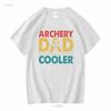 Archery T Shirt For Dad Cool Best Ever Fathers Day Lover S Papa Long Or Short Sleeves Vintage Washed Slightly Breathable