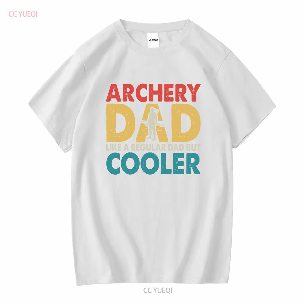 Archery T Shirt For Dad Cool Best Ever Fathers Day Lover S Papa Long Or Short Sleeves Vintage Washed Slightly Breathable