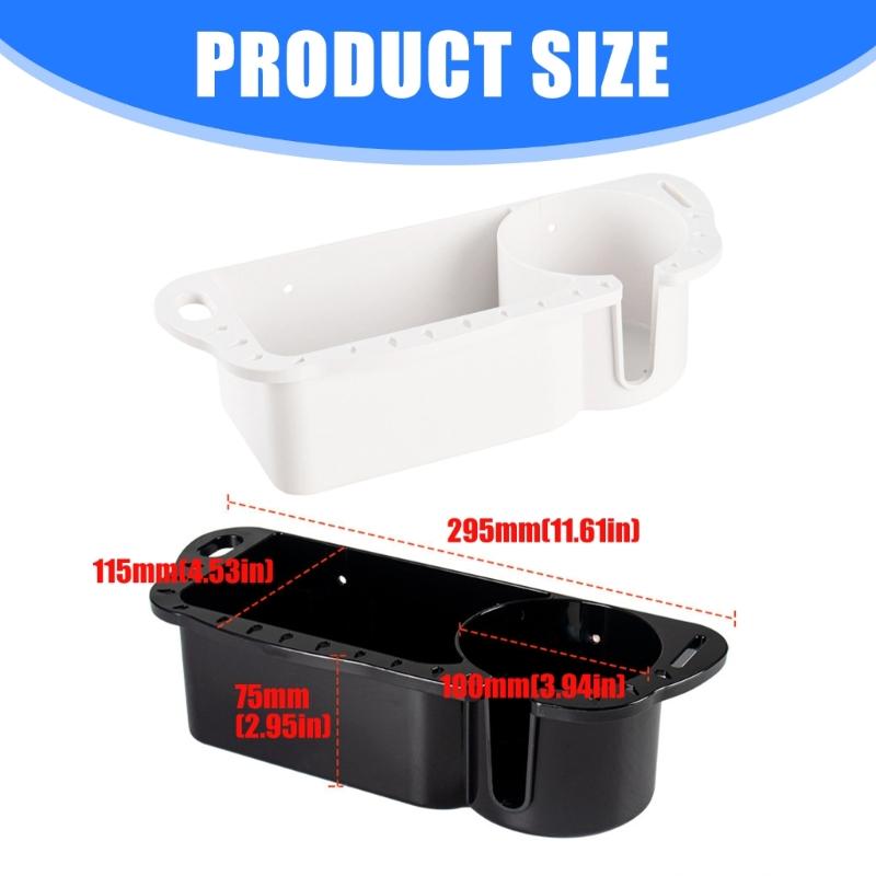 All Purpose Fishing Accessory Organizer Featuring Sliding Trays & Baits Box For Comprehensive Tackle Management On Boats