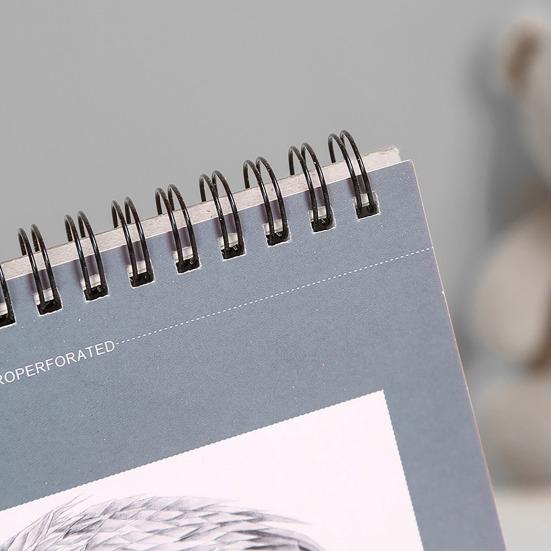 Kniha skic s pevnou vazbou spirála drátěná vazba 25 listů Bez kyselin Bez rozlití Silný papír Umělec Umělec Student Kreslení Kreslení Psaní Skicák Umělecké potřeby