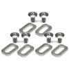 12Pcs Titanium Alloy Bicycle Mountain Bike Pedal Cleat Bolts Spacer for Look