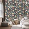 Forest Animals and Plants Wallpaper for Living Room and Bedroom 50x1000