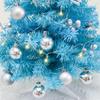 Mini Blue Tabletop Christmas Tree - 45/60cm Decorative Holiday Accent 2025