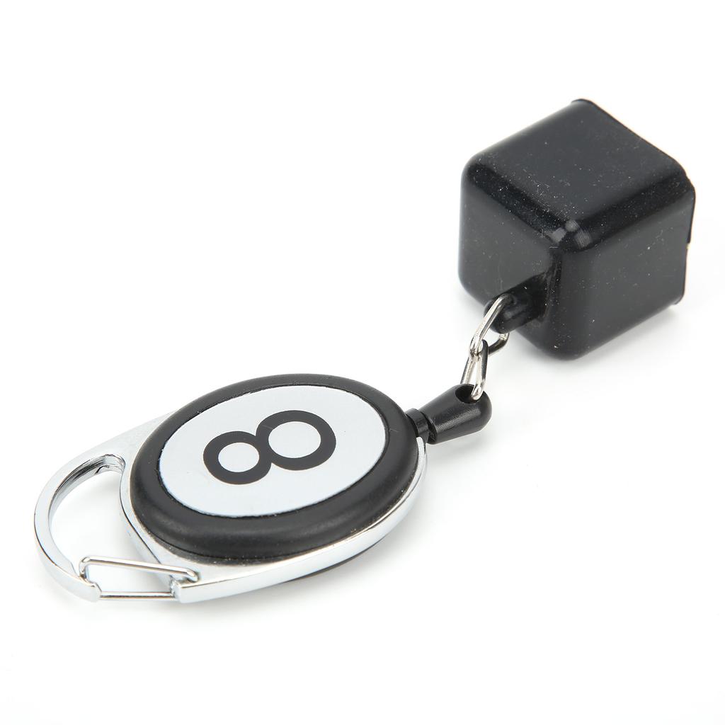 Tragbarer Einziehbarer Billard Snooker Pool Queue Kreidehalter Einziehbarer Zeichengürtelclip