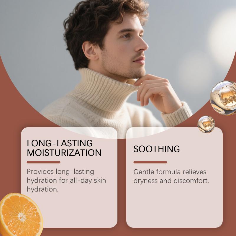 Mens Moisturizing Body Cream Revitalizes Skin With Gentle Fragrance Easy to Use Before Bedtime Hydration