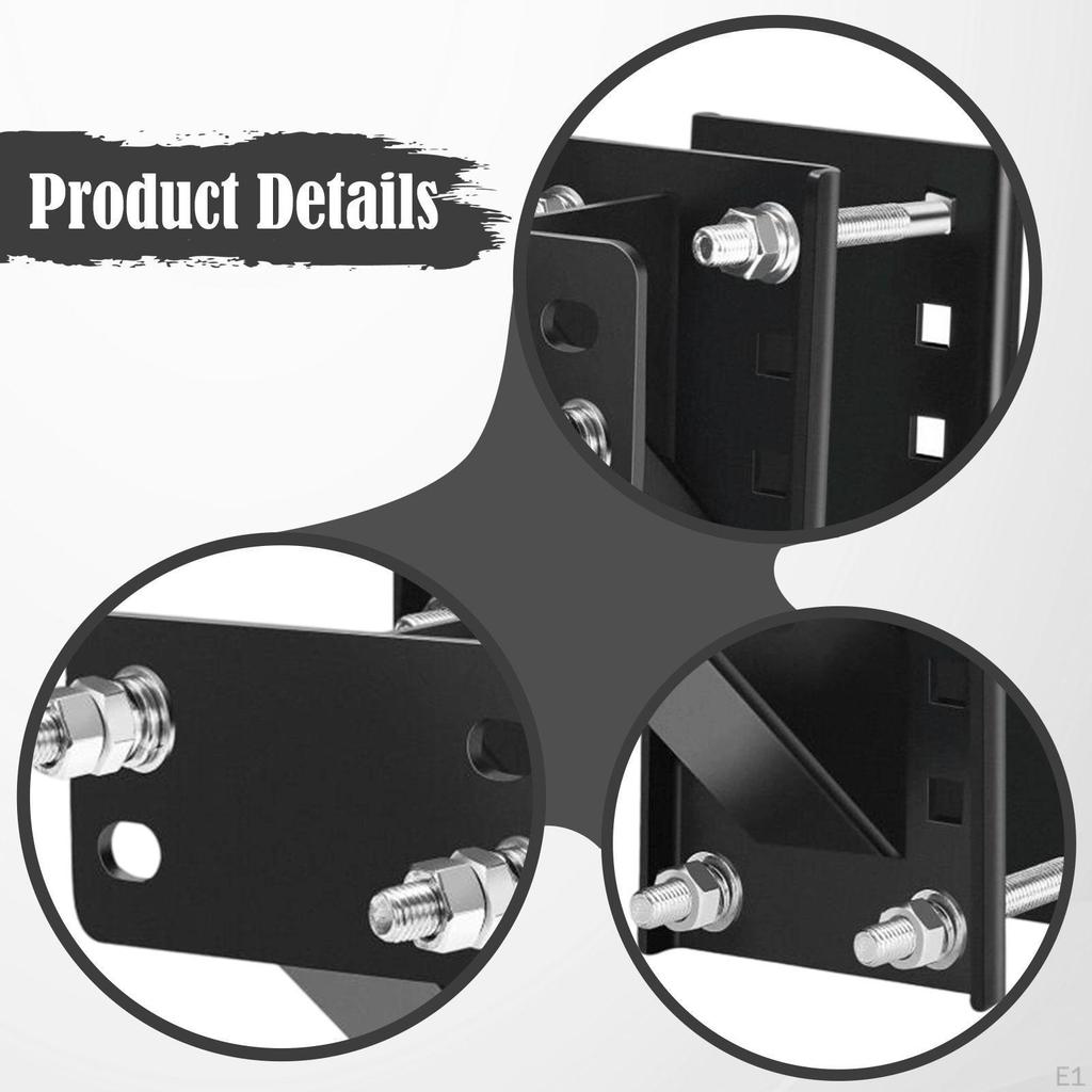 Spare Tire Carrier Mount Metal Bracket for 4" 4.5'' 4.75'' 5'' 5.5'' Bolt Patterns