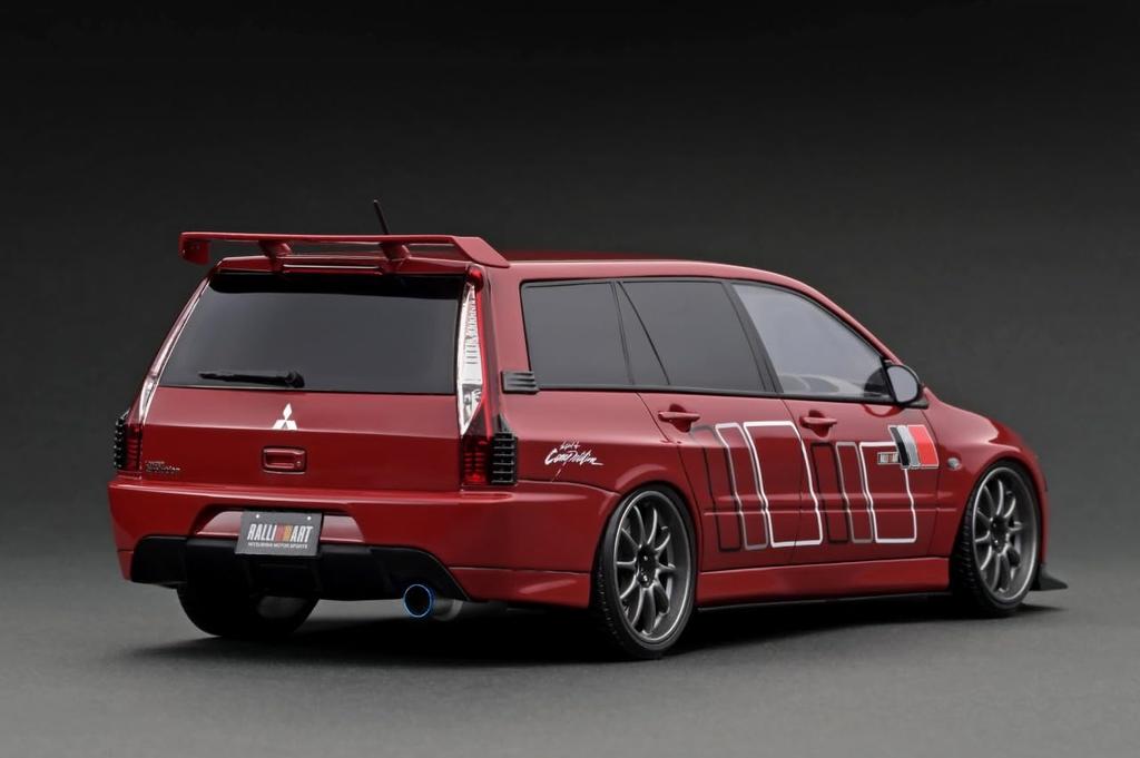 Ignition Model Mitsubishi Lancer Evolution Wagon Red Finished Product 1/18 (CT9W)