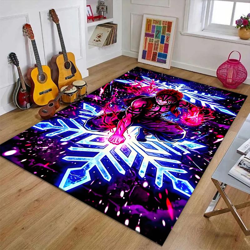 Akaza (3)Printed Area Rug Carpet for Bedroom Living Room Home Decor Rugs Mat Non Slip Mat Rug for Bedside