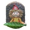 Fairy Bird Feeder House | Whimsical Garden Decor | Squirrel-Proof Leaf Platform for Outdoor