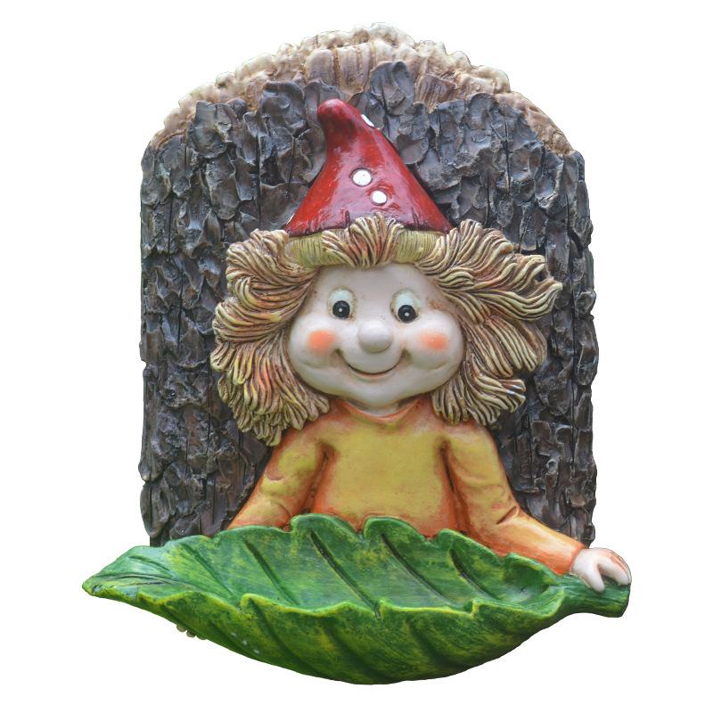 Fairy Bird Feeder House | Whimsical Garden Decor | Squirrel-Proof Leaf Platform for Outdoor