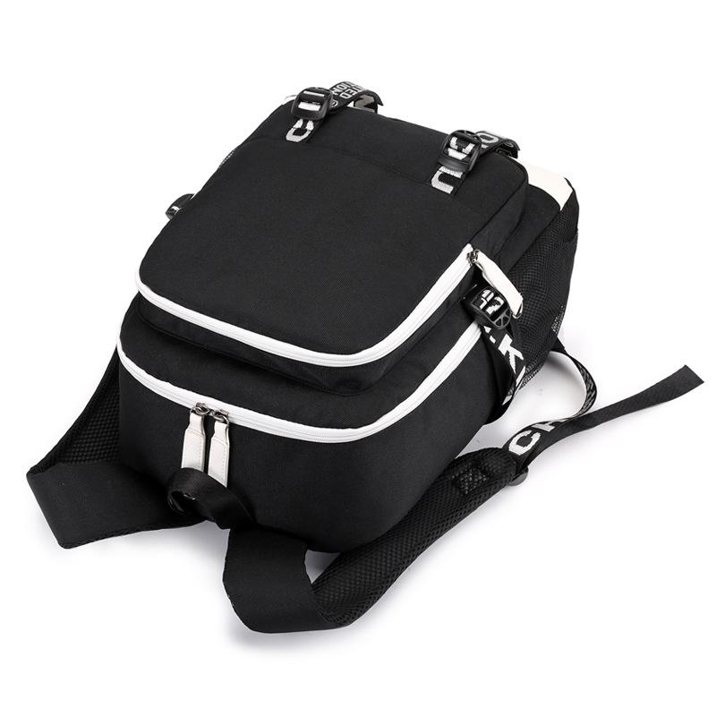 Fashion with USB Charging Port Backpack Customized Printing  Cute Primary School And Middle School  Youth Shoulder Bag
