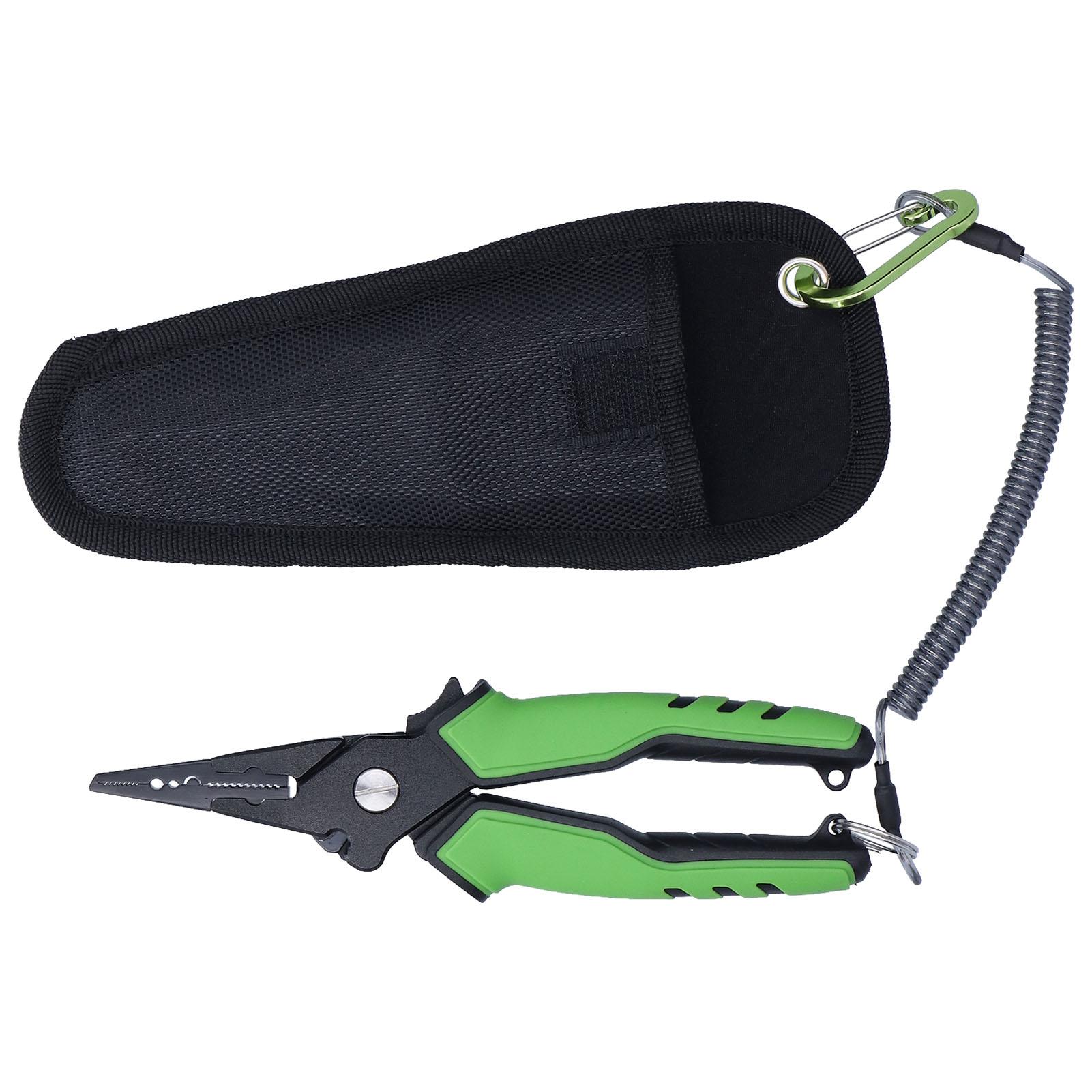 Рыболовные плоскогубцы Алюминиевый сплав Рыболовные ножницы Многофункциональный Кусачки для лески Съемники крючков