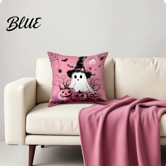 Spooky Theme Home Ornaments Halloween Ghost Cushion Cover