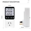 220V/120V AC Digital Power Meter Wattmeter Socket Wattage Kwh Test Energy Meter Electric Consumption Analyzer EU FR US UK AU BR