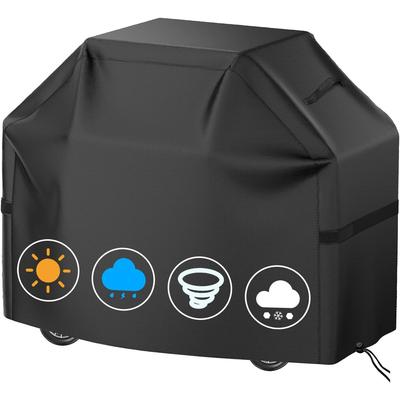 BBQ-Abdeckung für den Außenbereich, strapazierfähig, wasserdicht, wetterfest, farbbeständig, mit verstellbaren Gurten, Abdeckungen für Gasgrills und Räucheröfen