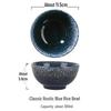 4.5" Ceramic Japanese Noodle Bowl – Large Porcelain Tableware for Soup & More