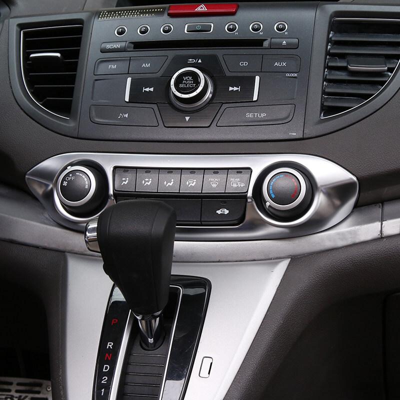 Ovládací panel spínače centrálního ovládání klimatizace pro Honda CR-V CRV 2012 2013 2014 2015 2016 ABS styl auta