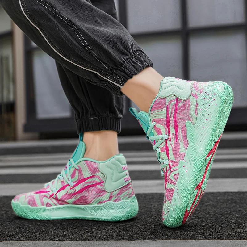 Herren Basketballschuhe Feld Rutschfest Original Atmungsaktiv Damen Basketballstiefel Luxus Unisex Street Tragbare Tennis Sneaker