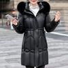 Fashion Women's Coats Winter Long Parkas Hooded Faux Fur Collar Loose Thick Warm Women Jackets