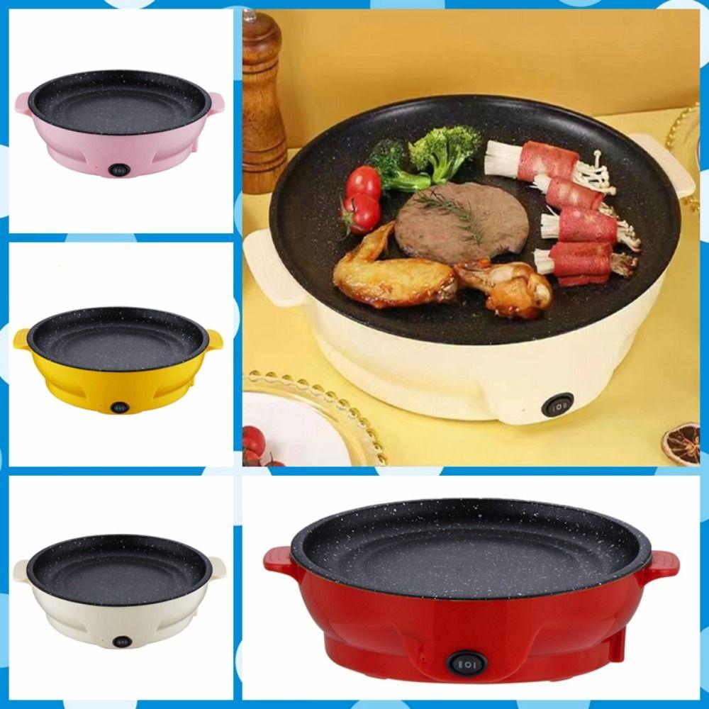 Non-stick Electric Frying Pan 220V Baking Roast Pot Multifunctional Electric Hot Pot  Barbecue