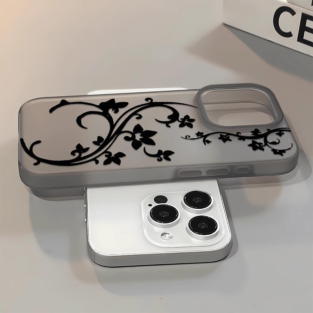 Beautiful Simple Flowers Phone Case For Iphone 17 14 11 13 12 Air 16 15 Pro Max Stylish Anti-Drop Protective Personality Funda