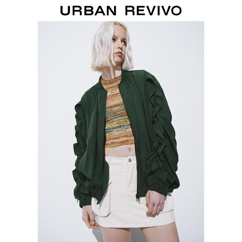 

Женская плиссированная куртка свободного кроя UR Весна 2024 L