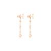Dior Long Pendant Metal Earrings Women earrings Rose-Gold E2326WOMMTD15P