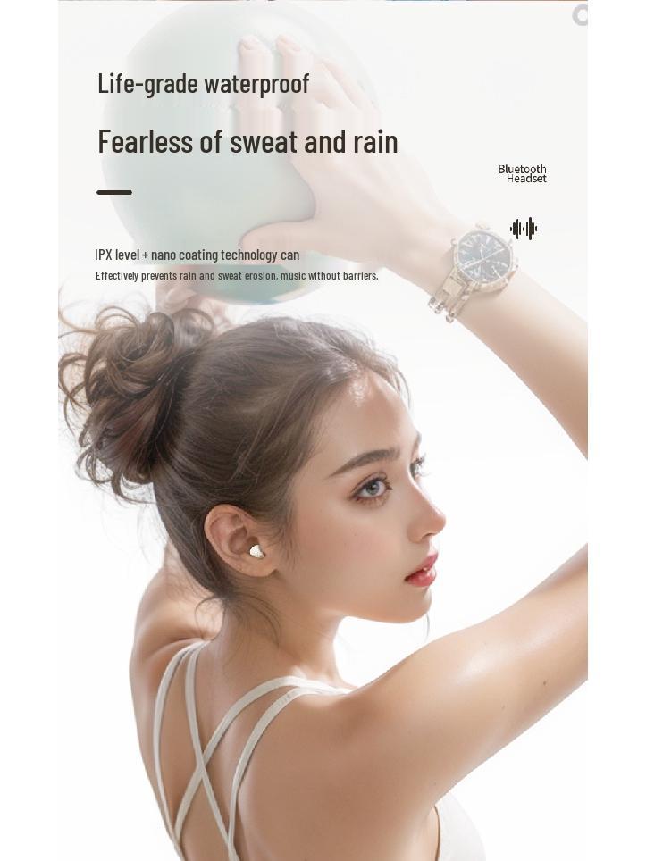 Wireless TWS Bluetooth 5.4 Stereo Noise-Cancelling Sport Earbuds