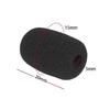 Replacement Windscreen Covers for Lapel Microphones (2 Wind Muffs & 2 Microphone Sponges, 5mm Inner Diameter)
