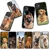 German Shepherd Dog Golden Retriever Phone Cover for Apple iPhone 17 16 11 Pro XS Max XR 6 7 8 Plus 16E SE 2020 Air 5 SE2 Case