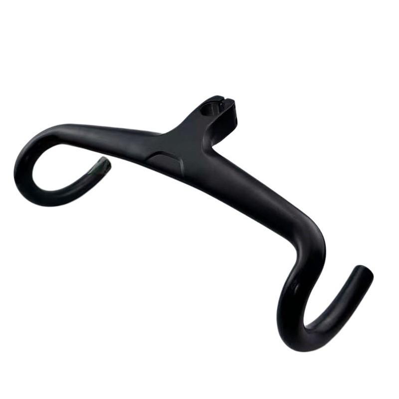 Road Bike Drop Bar Aero Integrated Handlebar Aluminum Alloy Internal Cable Routing