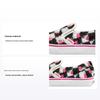 Classic Slip-On Kids Sherpa Floral Checkerboard Kids Sneakers White Paradise-Pink VN0A5KXM8CE