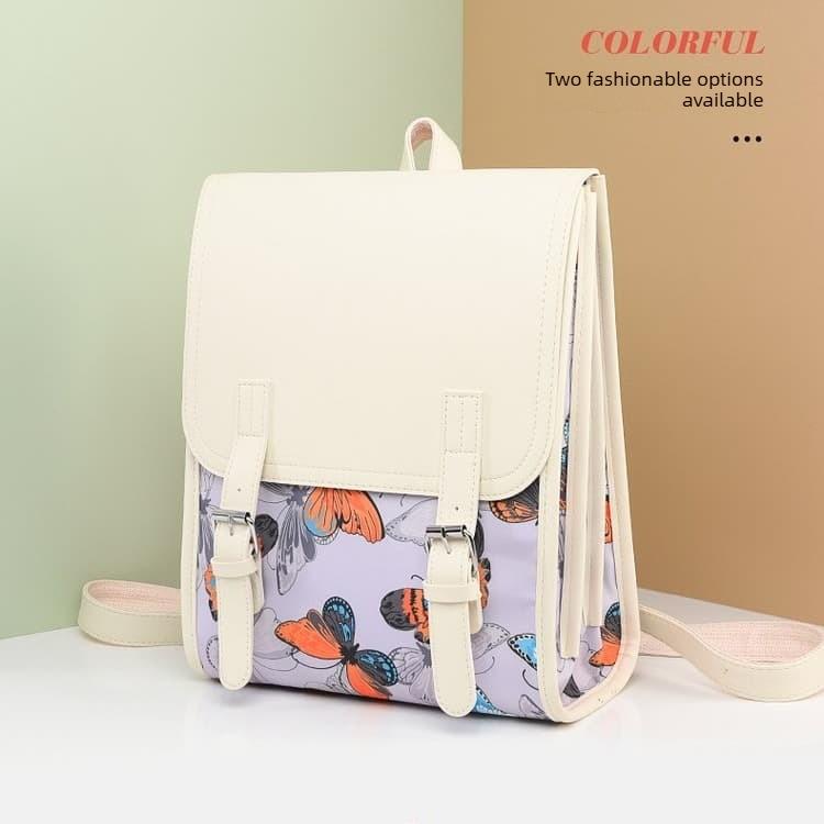 Backpack Women's Vintage College Wind Large Capacity Backpack