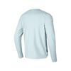 Skechers Comfortable Sports Series Go Dri Quick-Dry Breathable Crew Neck Long Sleeve T-Shirt Men Tops Pearl-Blue P424M119-01MZ