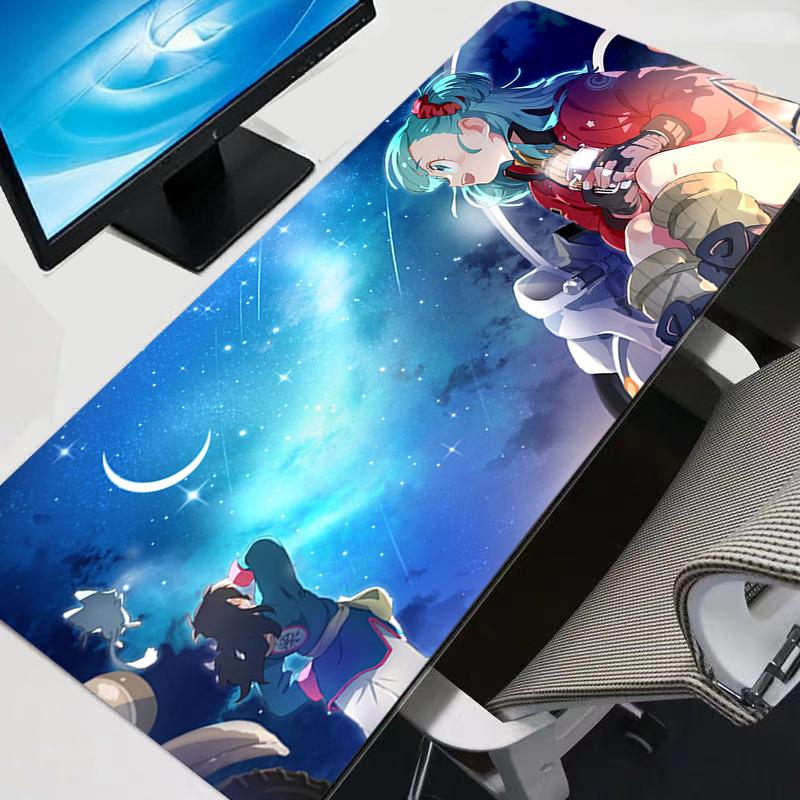 Mouse Pad Dragon Ball Anime Computer Speed Type Carpet Mat For e-sports Players Laptop Keyboard Mousepad Office Desk Mat