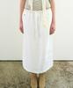 Wimenong Lea Slub-Cotton Long Skirts