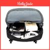Casual Sports Men Canvas Shoulder Bag With Earphone Hole And Top Zipper Closure