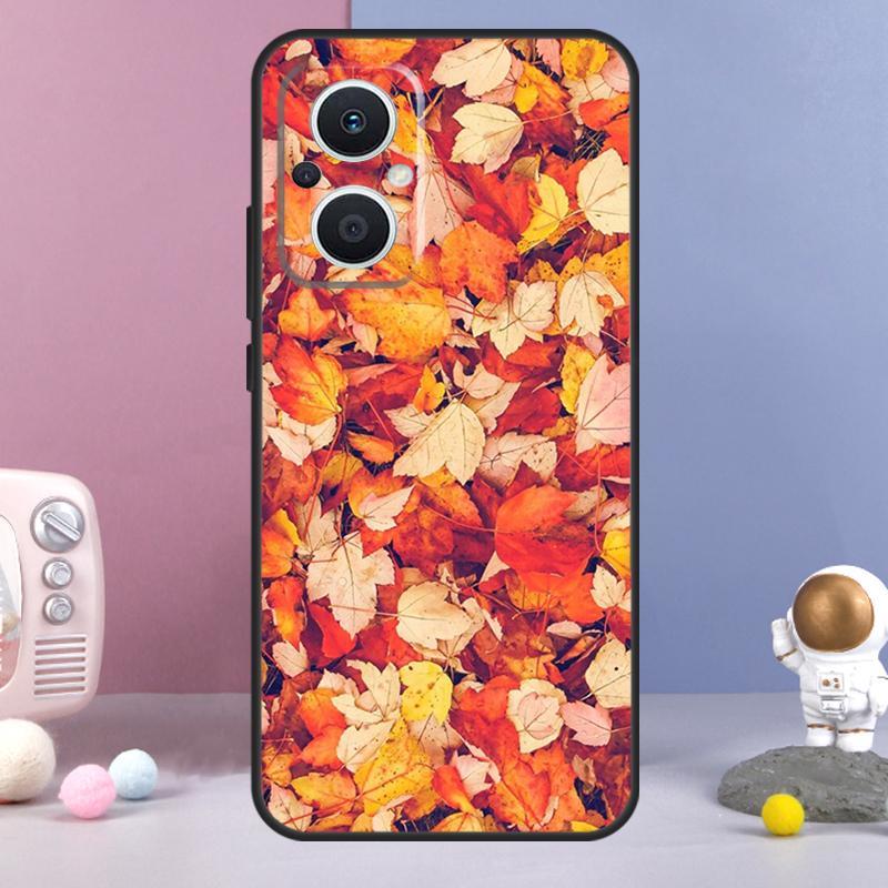 Autumn Leaves Funda For OPPO Reno 13 F 11F 12F 14F 10 11 12 14 Pro 7 8 Lite OPPO Find X6 X5 X8 X9 Pro Case