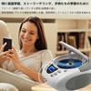 LONPOO Portable CD Player with Bluetooth, FM Radio, MP3 Playback, USBAUX Input, Headphone Jack, LCD Display, Compact Design for Language Learning