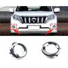 Front Left or Right Headlight Chrome Frame Trim for Toyota Land Cruiser Prado LC150 150 2700 4000 2014 2015 2016 2017