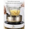 Creative Deep Round Fryer Wire Mesh French Chip Fry Basket 201 Stainless Ste