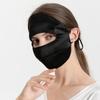 Women‘s Comfortable 100% Silk Sun Protection Face Cover Full Face UV Protection Mask Breathable Summer for Cycling Driving