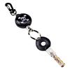 60cm Steel Wire Rope Retractable Carabiner Survival Keychain   Key