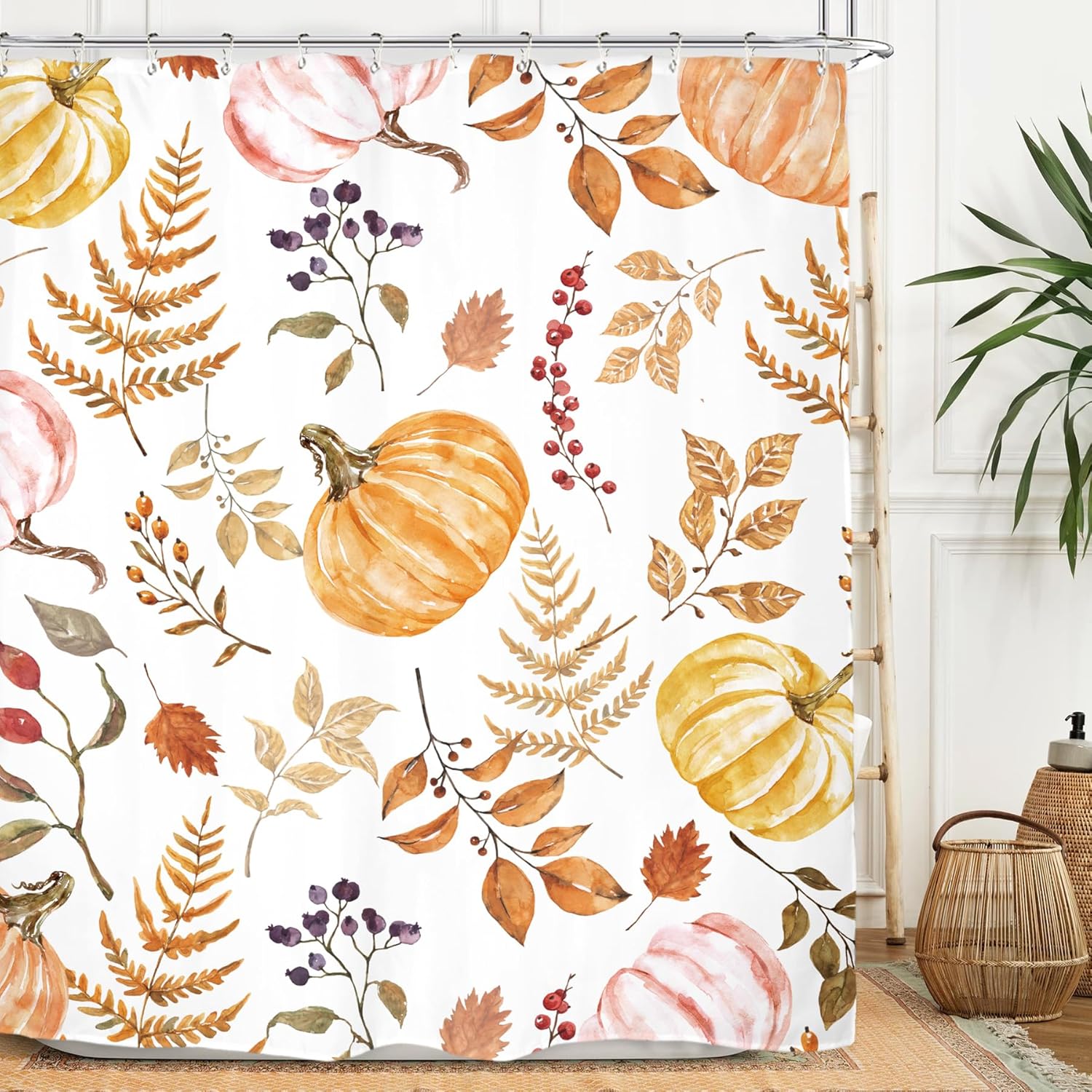 

Эвкалипт Рождественский Цветок Набор Занавесок для Душа Зеленый Красный Пуансеттия Ягоды Листья Ботаническое Растение Веселое Рождество Полиэстер Водонепроницаемый 120x180CM