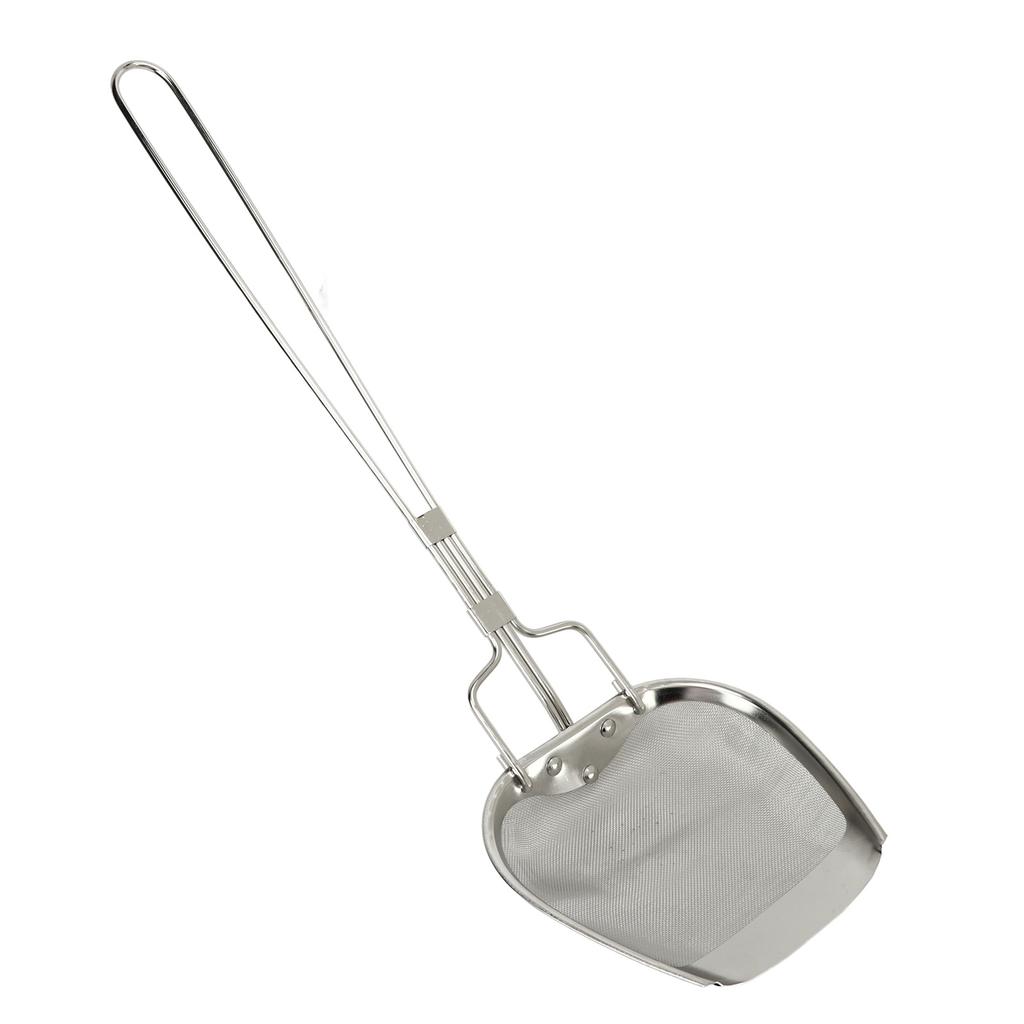 Fine Mesh Strainer 0.02in 304 Stainless Steel Firm Stable Handle Smoothing Skimmer Spoon for