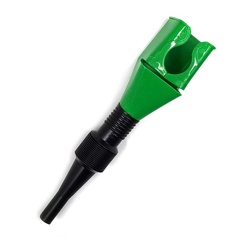 Pour oil without hand support bayonet refueling funnel portable folding telescopic hose filling motorcycle gasoline funnel