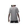 Jordan Camiseta Esportiva Masculina Manga Curta com Estampa de Logo Cinza Branco DX9582-091