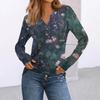 Women's Printed Long Sleeve Shirts Elegant Casual Tops Trendy Shirts Tops