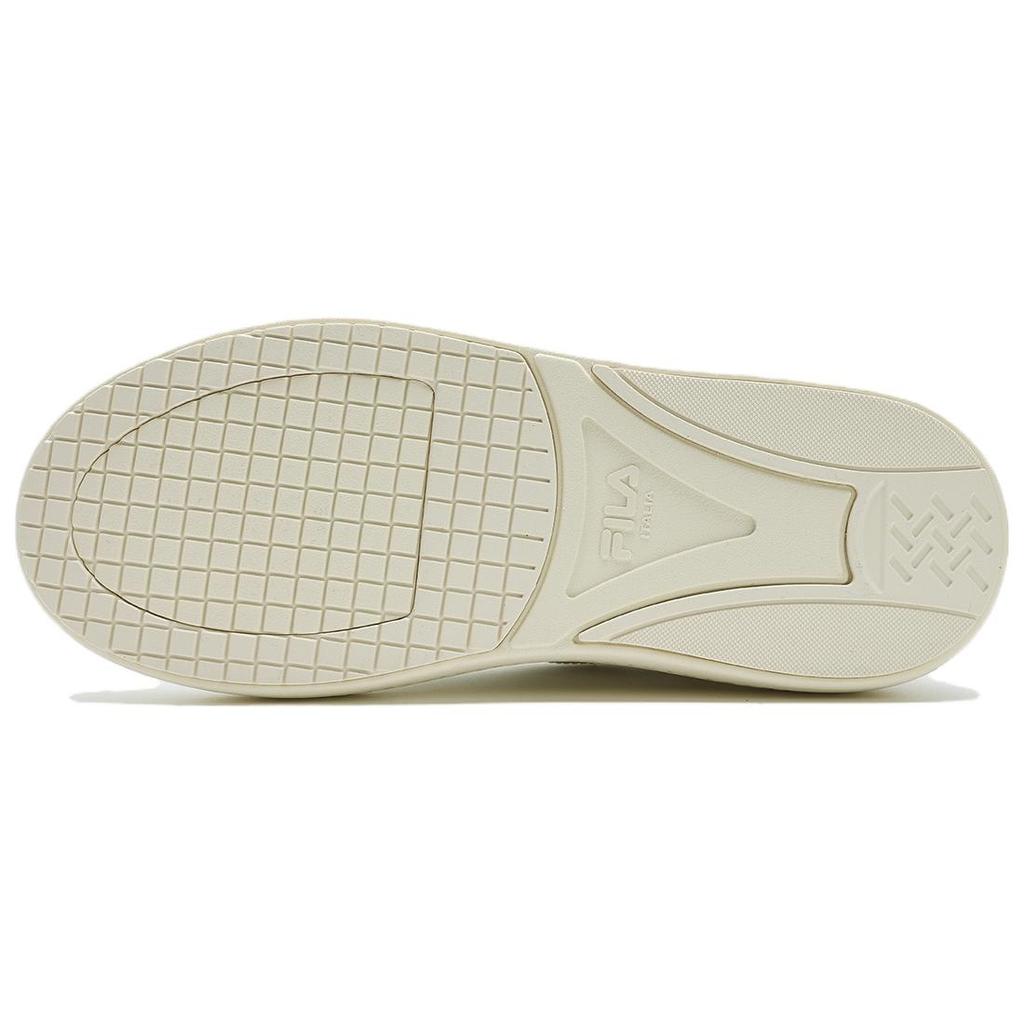 Fila BASELINE Abrasion Resistant Low Top Skateboard Shoes Women's White F12W522222FSC
