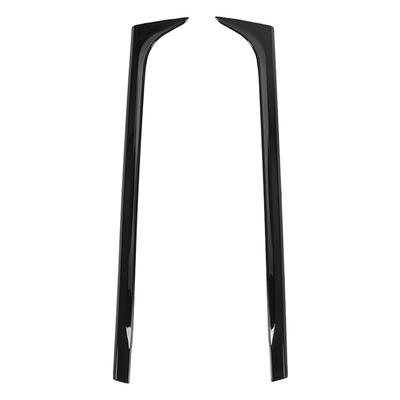 2pcs Rear Window Side Spoiler Glossy Black ABS Beveled Cover Replacement for MK5 2011?2017
